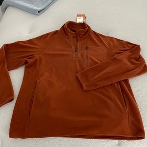 fleece zipper pullover